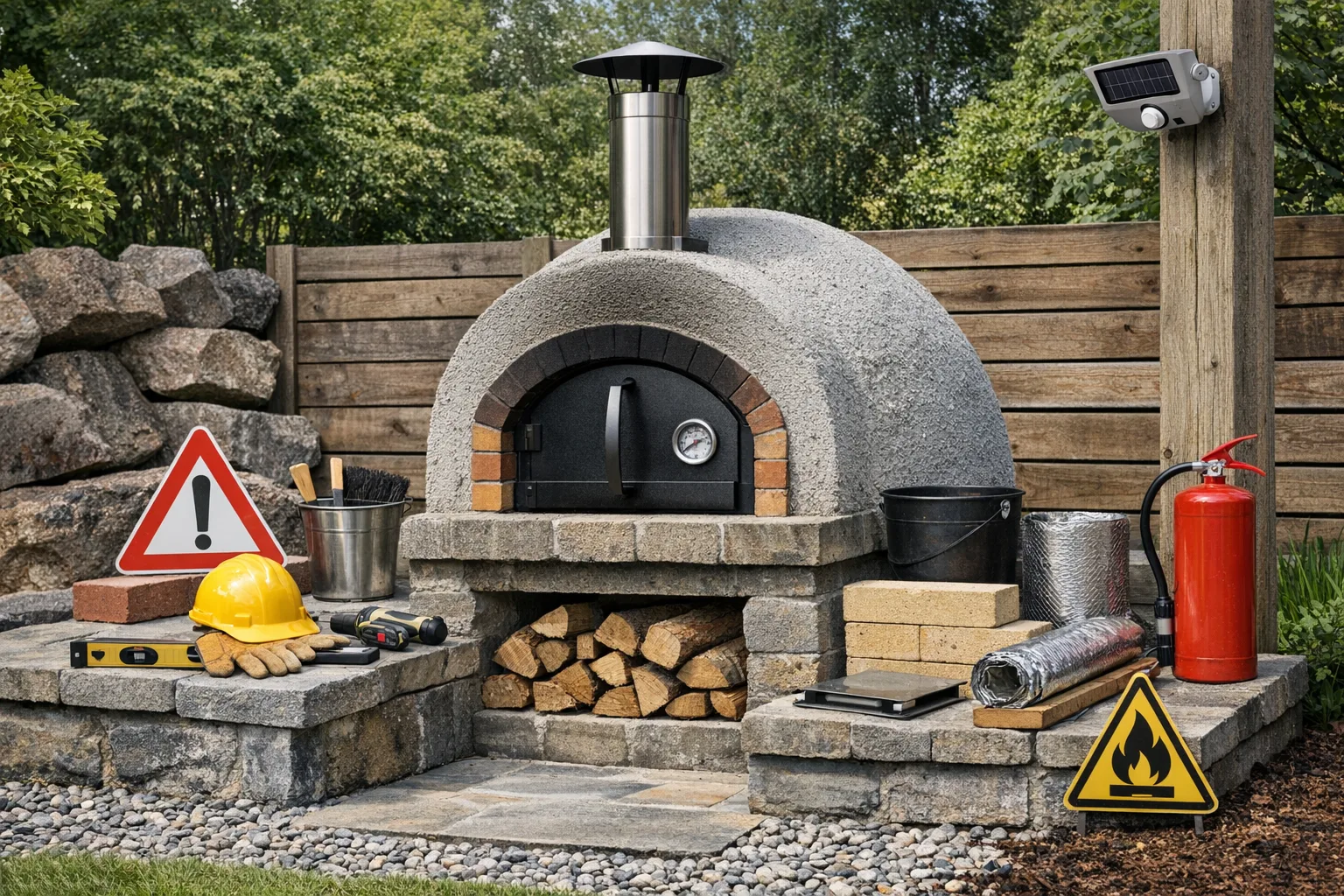 Installation und Sicherheit – Tipps fuer den richtigen Aufbau Ihres Garten Pizzaofens