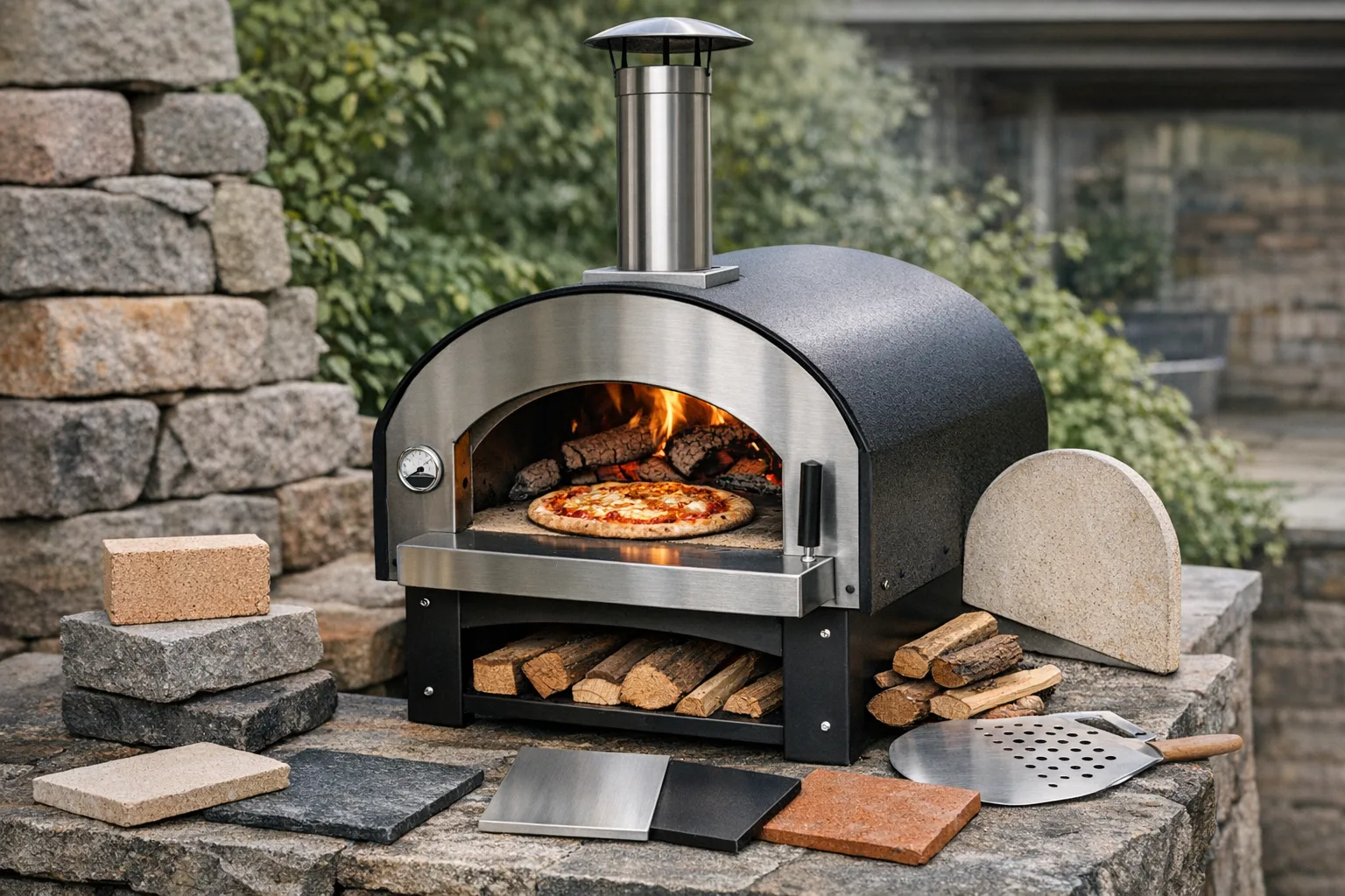 Material und Design – Worauf Sie bei Garten Pizzaoefen achten muessen