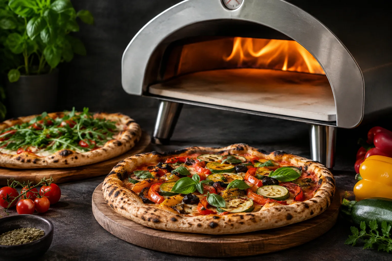 Vegetarische & vegane Pizzaofen-Rezepte